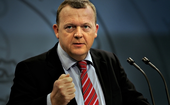 Premierul danez Lars Lokke Rasmussen. (Captură Foto)