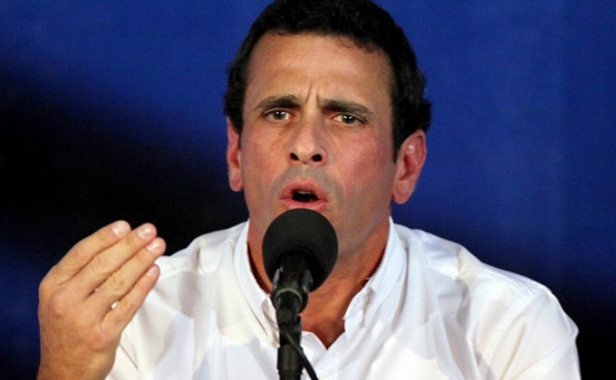 Liderul opoziţiei venezuelene, Henrique Capriles.