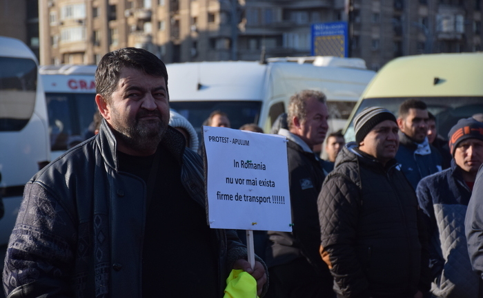 Protestul transportatorilor (Eugen Horoiu / Epoch Times România)