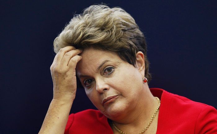 Preşedinta Braziliei, Dilma Rousseff.