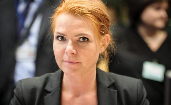 Ministrul danez pentru integrare, Inger Stoejberg. (Captură Foto)