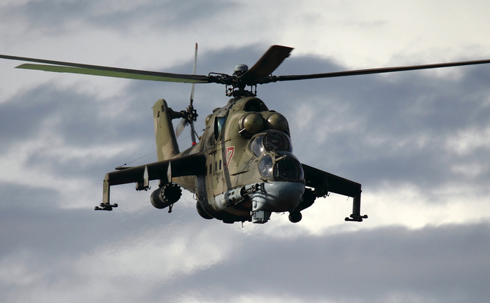 Elicopter rusesc Mi-24.