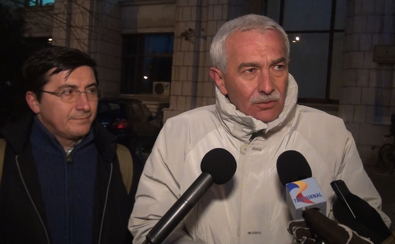 Teodor Mărieş şi Antonie Popescu la Ministerul de Justiţie, 05 ianuarie 2016