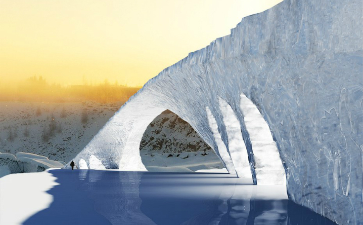 Un pod "da Vinci" în miniatură: Proiectul Podul lui Da Vinci în gheaţă din Finlanda este coordonat de către Eindhoven University of Technology (Olanda)