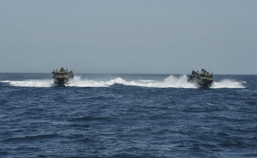 Nave mici ale Marinei SUA. (Captură Foto)