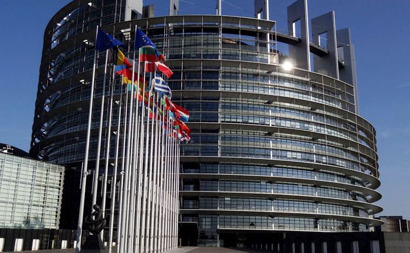 Sediul din Strasbourg al Parlamentului European.