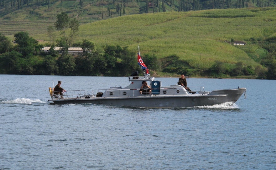 Ambarcaţiune de patrulă nord-coreeană.