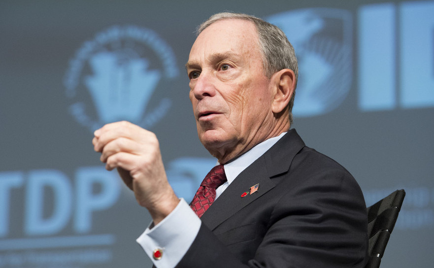 Mogulul media şi fostul primar al New York City, Michael Bloomberg. (Captură Foto)