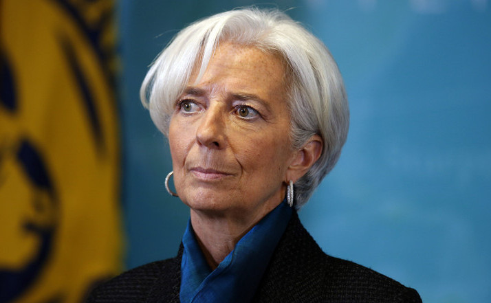 Christine Lagarde, şefa Fondului Monetar Internaţional.
