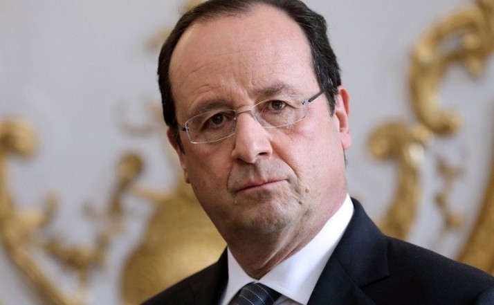 Preşedintele francez Francois Hollande.