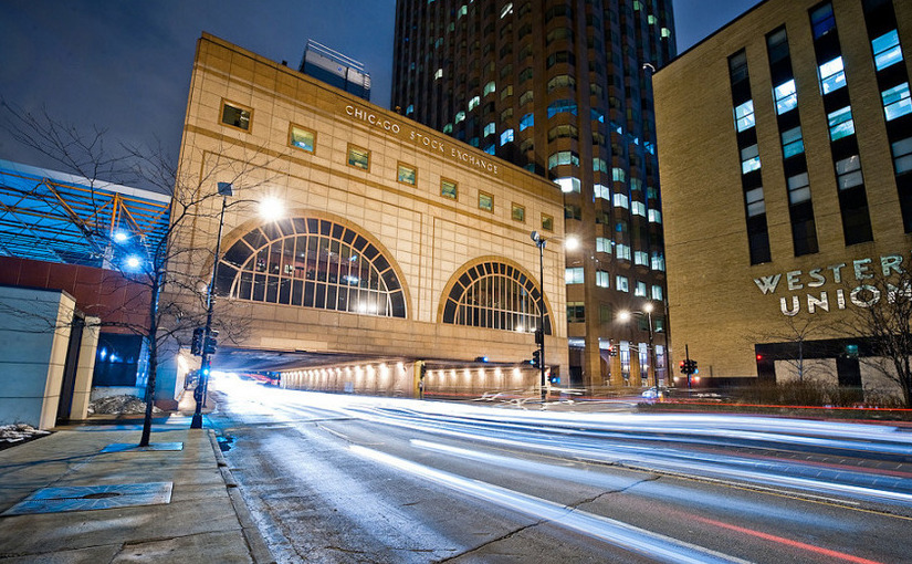 Bursa din Chicago. (Captură Foto)