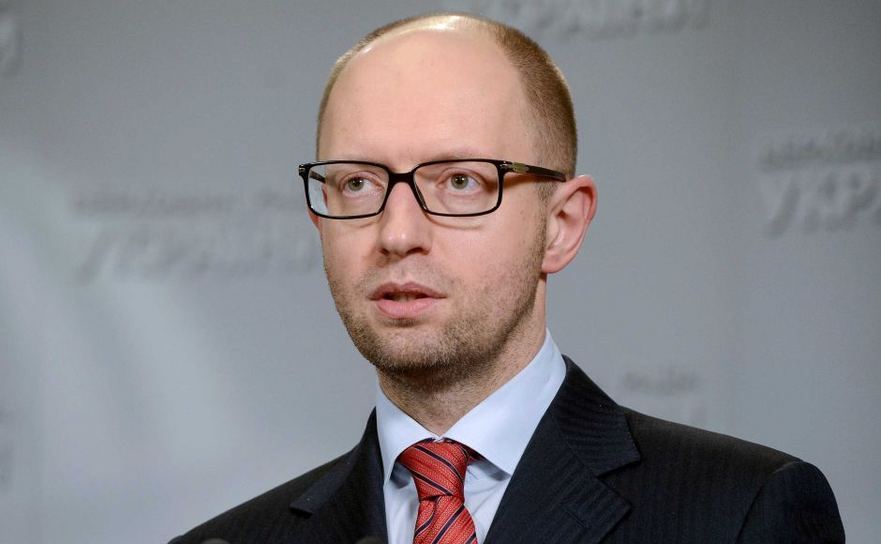 Premierul ucrainean Arseni Iaţeniuk. (Captură Foto)