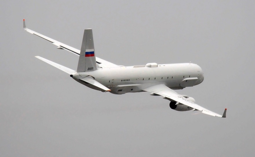 Avion rusesc de spionaj TU-214R. (Captură Foto)