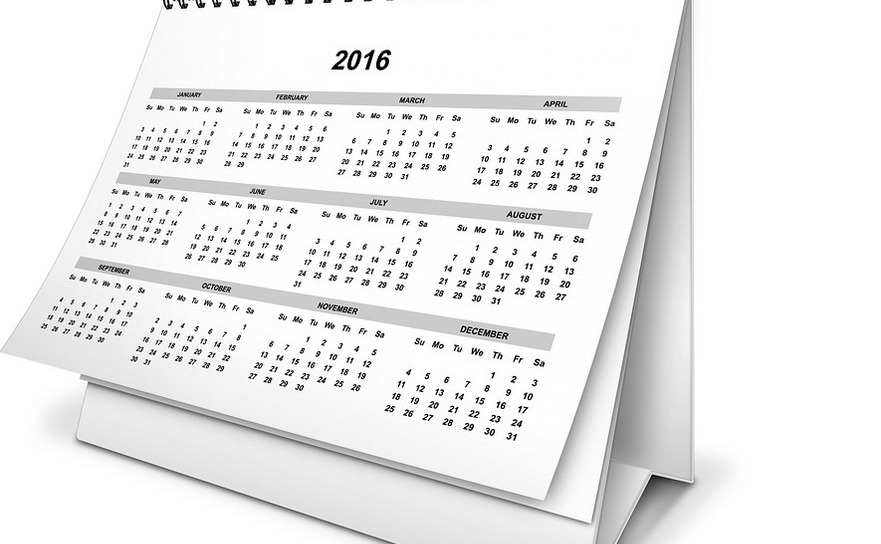 Calendar 2016 (Pixabay.com)