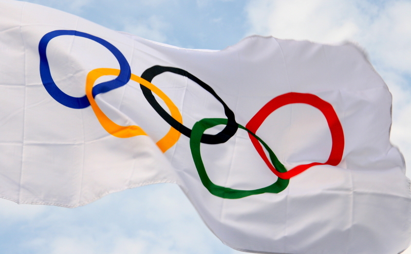 Steagul Olimpic. (Captură Foto)