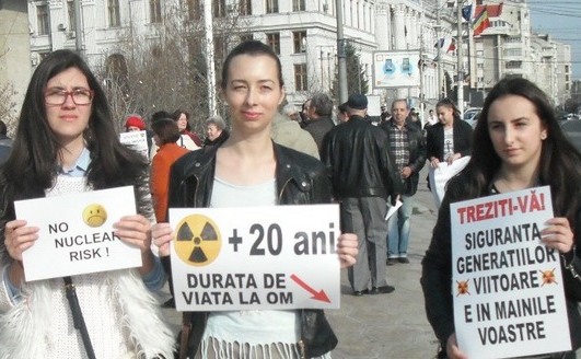 Miting de protest antinuclear la Craiova, 5 martie 2016 (ACpV)