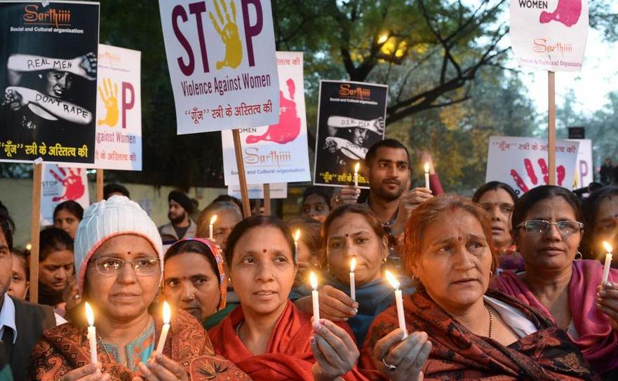Protest în India împotriva violenţei sexuale comise împotriva femeilor. (Getty Images)