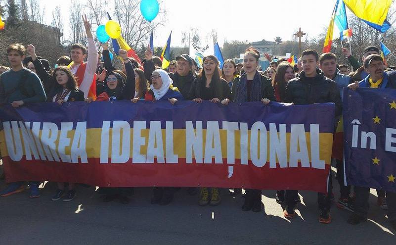 Marş unionist în Chişinău