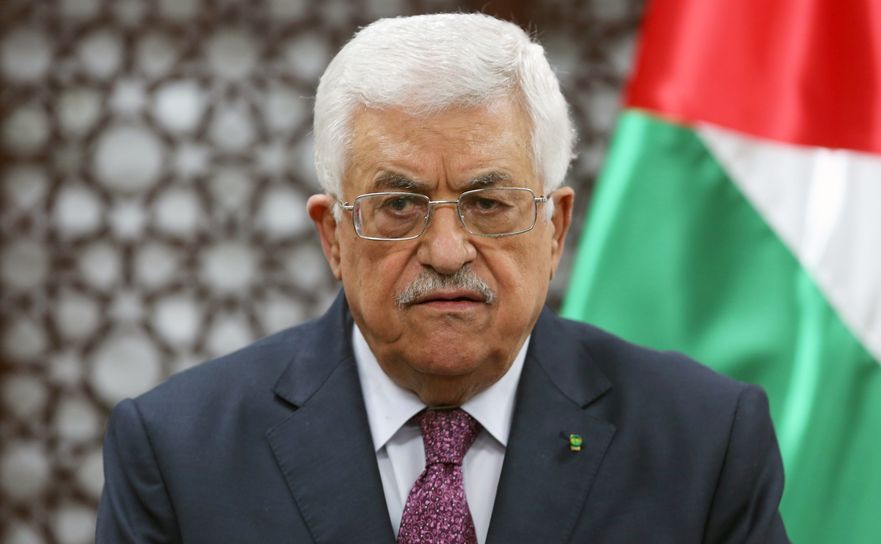 Preşedintele Autorităţii Palestiniene, Mahmoud Abbas.