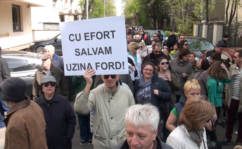 Marş în cartierul Floreasca, 2 aprilie 2016