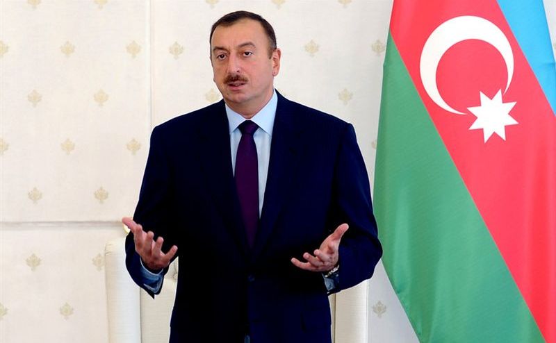 Preşedintele azer Ilham Aliyev.