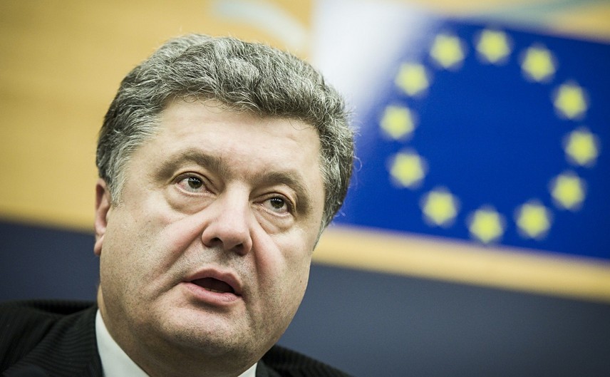 Preşedintele ucrainean Petro Poroşenko.