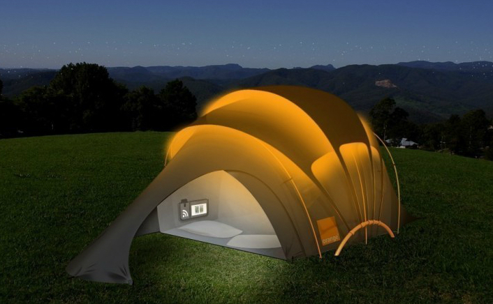 Un nou design de cort: The Solar Concept Tent (Captură video)