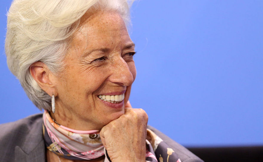 Christine Lagarde, director FMI, 5 aprilie 2016 în Berlin (Adam Berry/Getty Images)