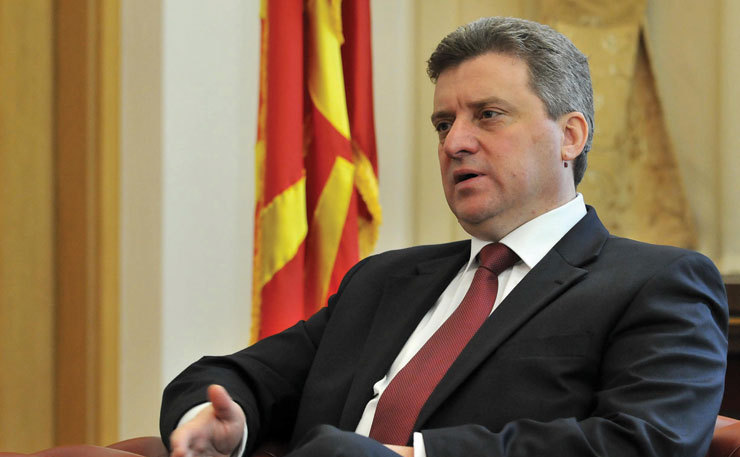 Preşedintele macedonean Gjorge Ivanov.