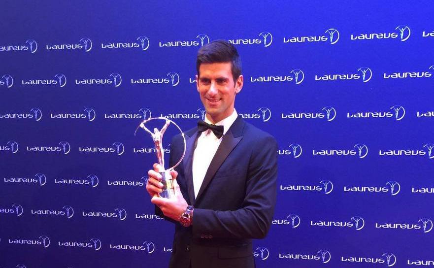 Novak Djokovic a primit premiul Laureus pentru cel mai bun sportiv al anului