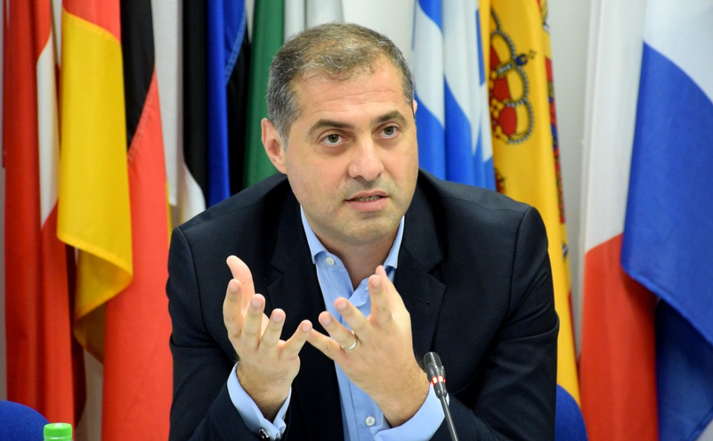 Florin Jianu, preşedinte, Consiliul Naţional al Întreprinderilor Private Mici şi Mijlocii din România (Eugen Horoiu/Epoch Times)