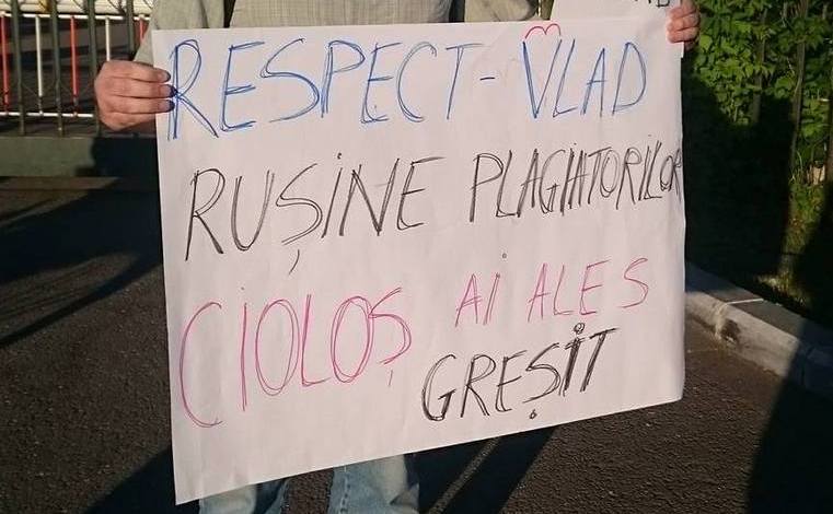 Protest pentru susţinerea lui Vlad Alexandrescu (Ana Otilia Nuţu)