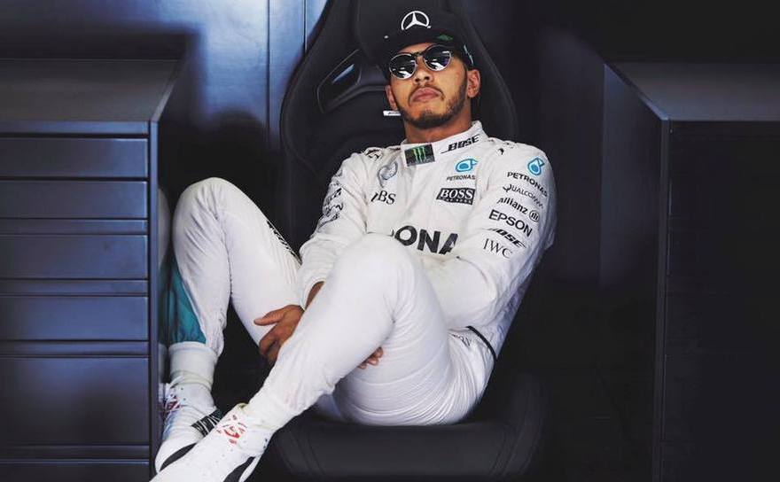 Pilotul britanic Lewis Hamilton (Mercedes)