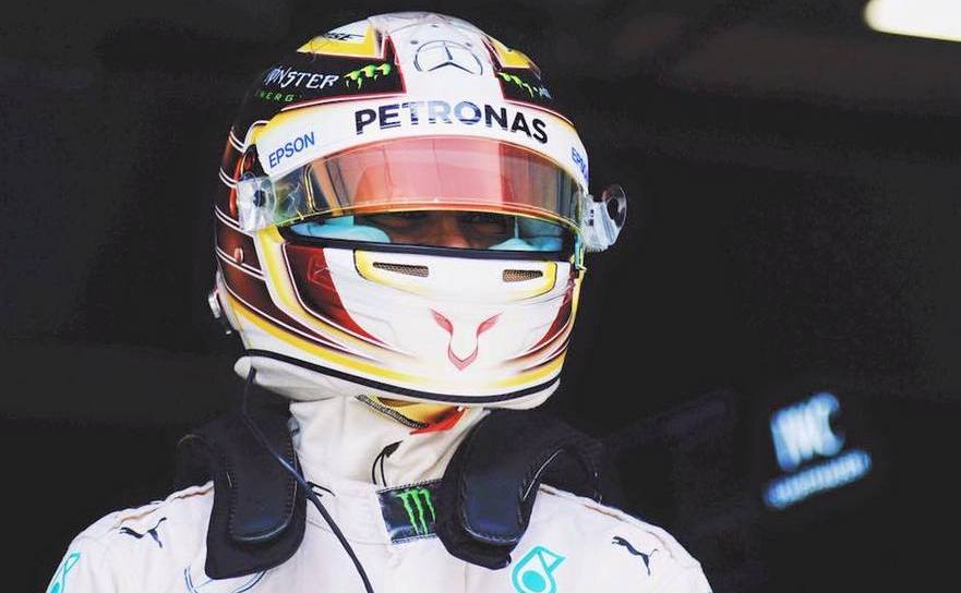 Pilotul britanic de Formula 1 - Lewis Hamilton (Mercedes)