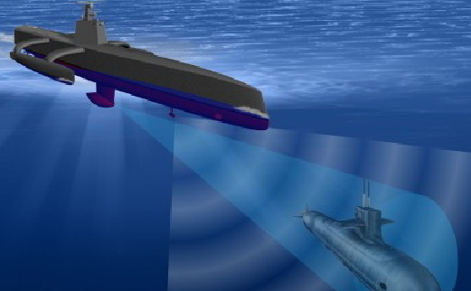 Nava autonomă Sea Hunter  concepută să localizeze şi să urmarească submarinele din adâncul oceanelor