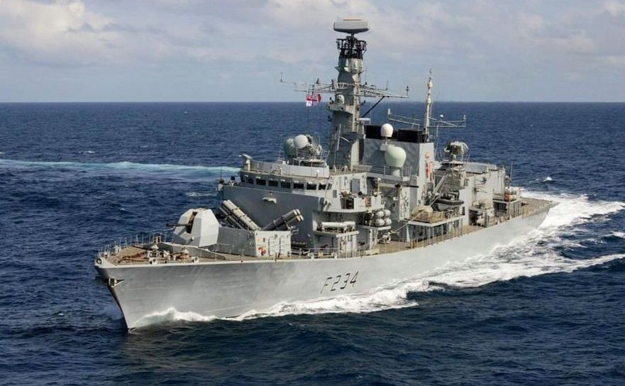 Nava de luptă britanică HMS Iron Duke.