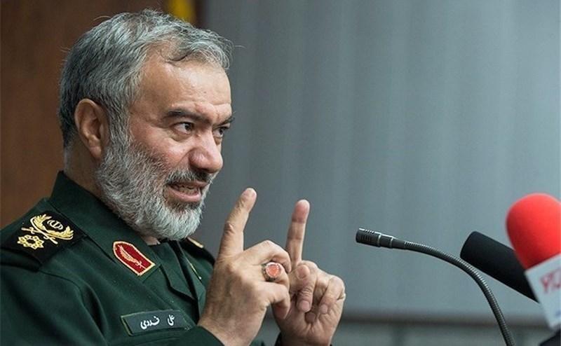 Contraamiralul iranian Ali Fadavi. (Captură Foto)