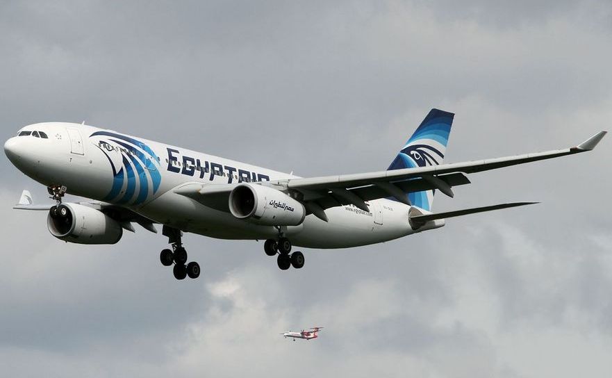 Avion al companiei aeriene egiptene EgiptAir.