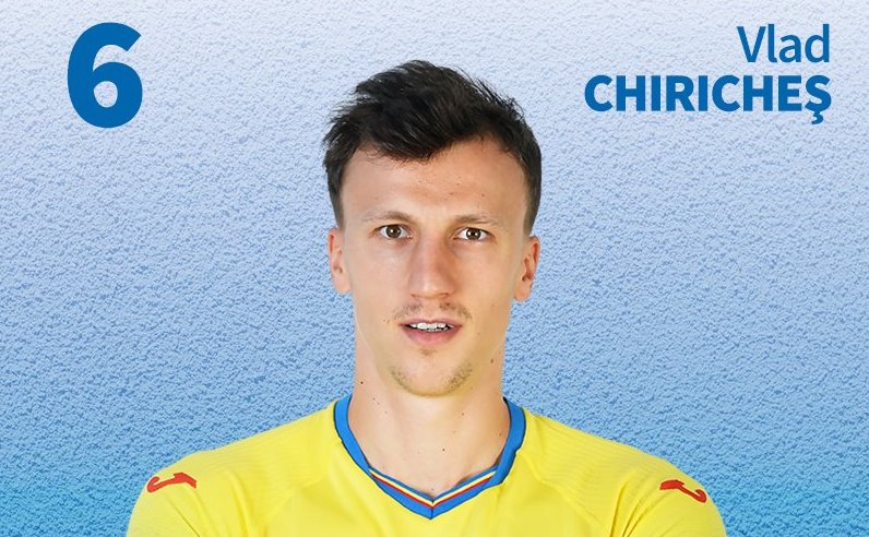 Internaţionalul român Vlad Chiricheş (Echipa naţională de fotbal a României/facebook)