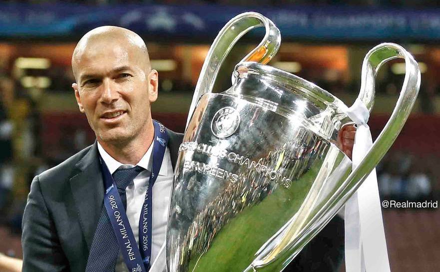 Antrenorul lui Real Madrid, francezul Zinedine Zidane
