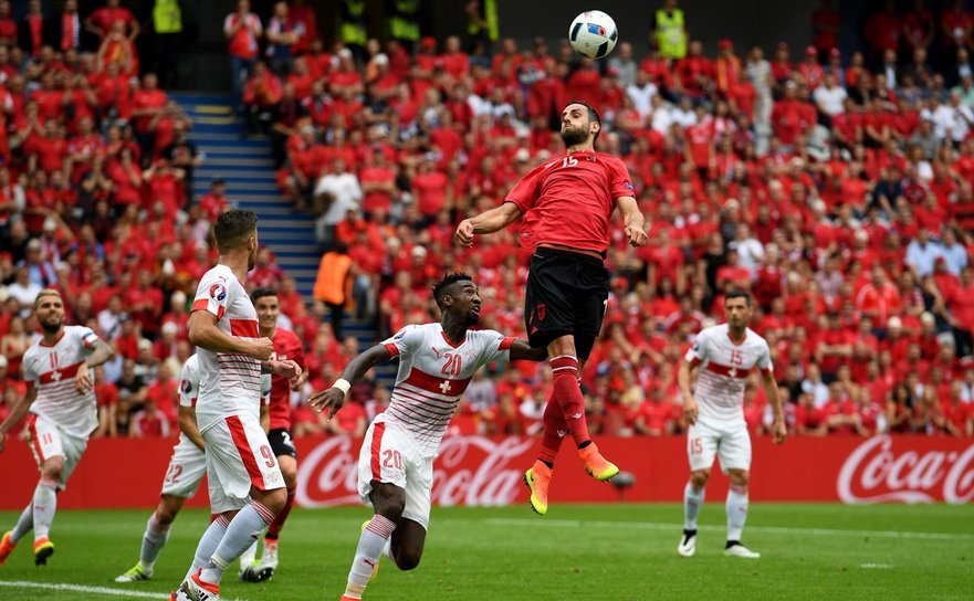 Elveţia - Albania 1-0, la EURO 2016 (UEFA EURO 2016/twitter)