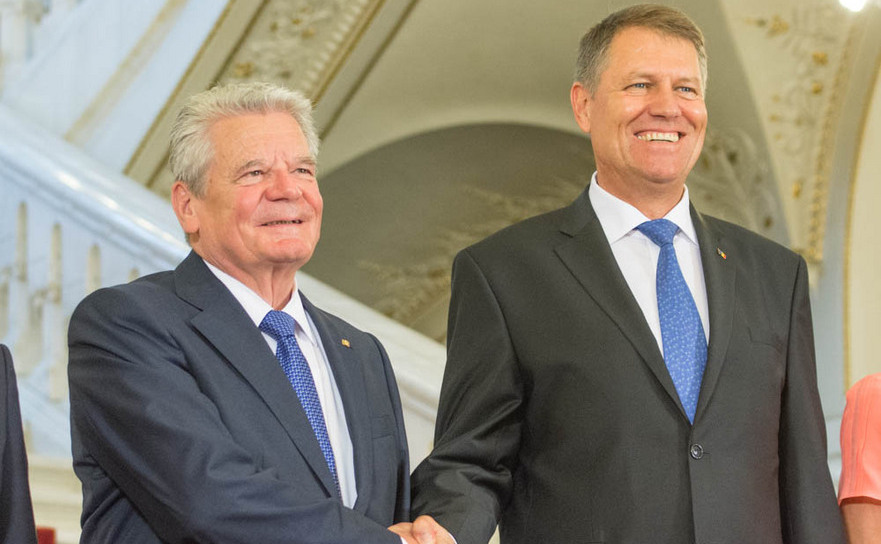Joachim Gauck si Klaus Iohannis (Florin Chirila/Epoch Times)