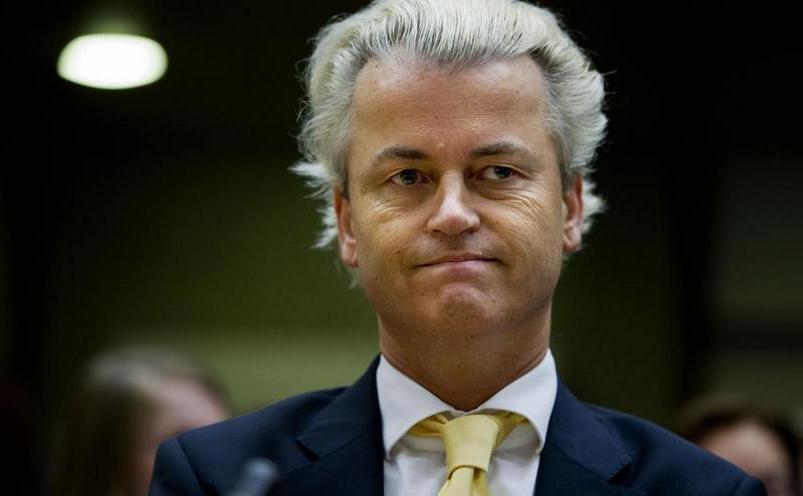 Geert Wilders, liderul formaţiunii politice olandeze anti-imigraţie Partidul Libertăţii.