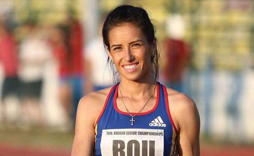 Atleta română Florina Pierdevară, medaliată cu aur în proba de 800 m