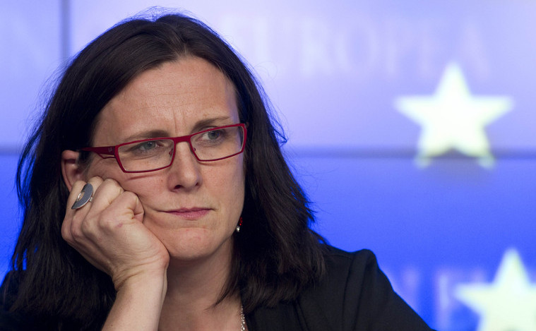 Comisarul UE pentru comerţ, Cecilia Malmstrom.