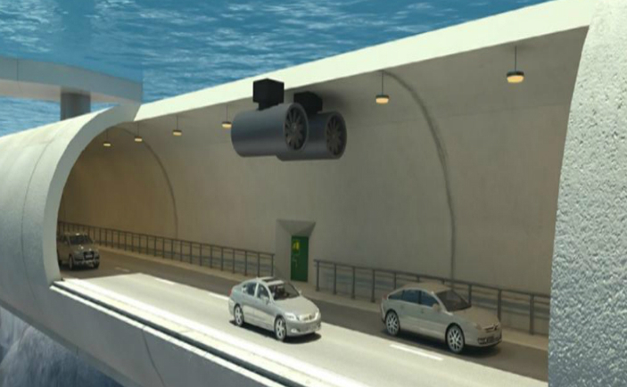 
Norvegia: tunel subacvatic pentru traversarea fiordurilor în maşină
