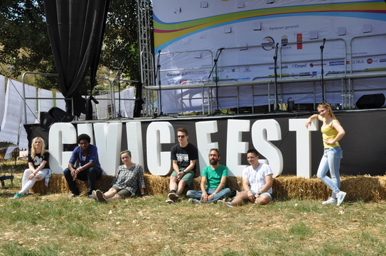 Voluntari la cea de a patra ediţie Civic Fest Moldova (Epoch Times România)