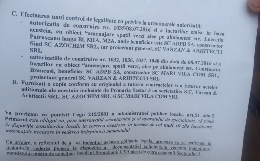 Notificarea de la executor judecătoresc pentru primarul Robert Negoiţă, pagina 2 (Epoch Times)