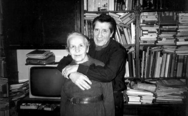 Gellu şi Lygia Naum la Bucureşti în anii 90