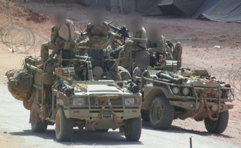 Forţele speciale britanice apărând o bază rebelă în Siria.